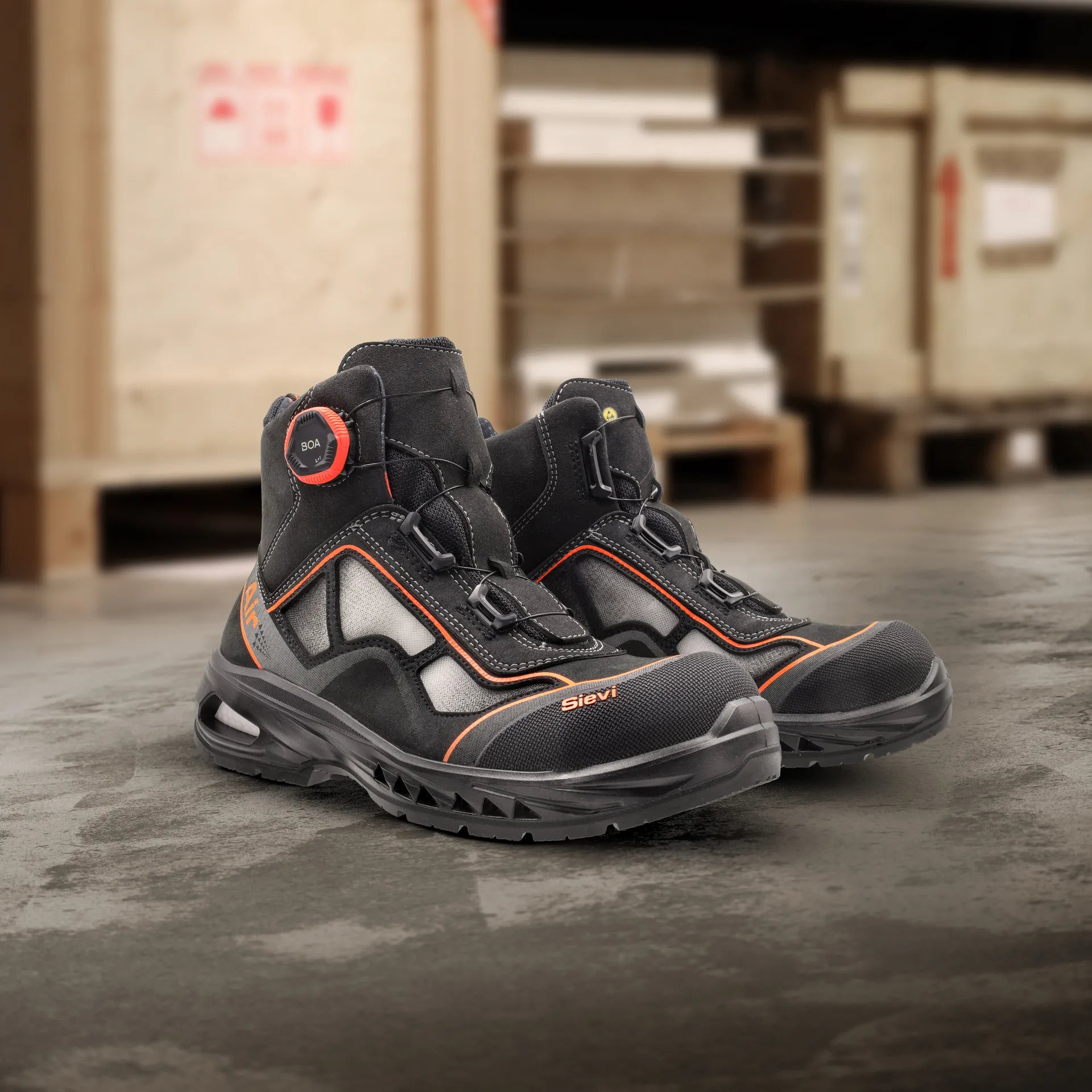 sievi Turvakengät sievi airgo 5 rollerhs1p 48-52539-382-92m 36