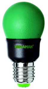 megaman Energiansäästölamppu megaman 7w deco vihreä e27