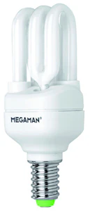 megaman Energiansäästölamppu megaman liliput mini 8w/830 e14