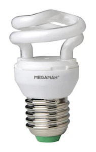 megaman Energiansäästölamppu megaman spiral 5w/827 e27 10000h