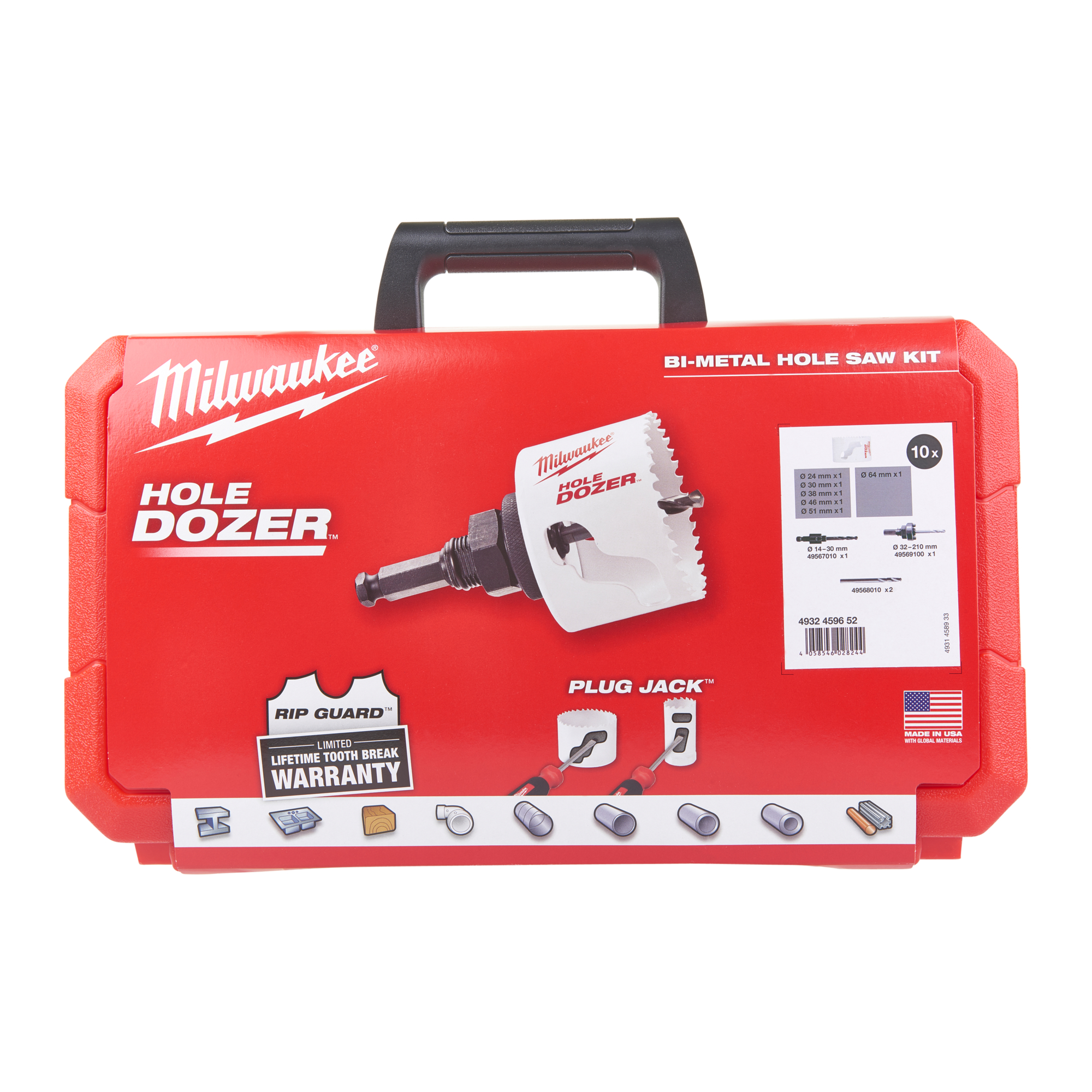 milwaukee Reikäsahasarja milwaukee 7-osainen