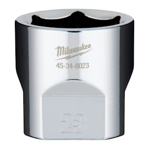 milwaukee Hylsy milwaukee 3/8in lyhyt 23mm