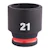 milwaukee Voimahylsy milwaukee 3/8in shw std 21mm