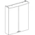 geberit Peilikaappi option basic kahdella ovella