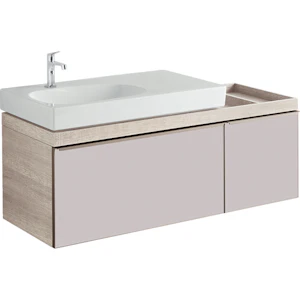 geberit Alakaappi citterio ruskeanharmaa lasi/tammi beige