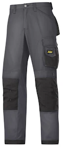 snickers workwear Työhousut snickers 3311-5804 harmaa-musta koko 112