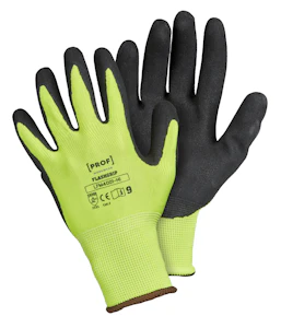 prof Käsine prof flashgrip hi-vis latex koko 11