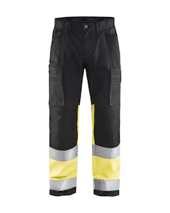 blåkläder Housut blåkläder 1551 18119933 musta/keltainen c64