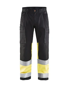 blåkläder Housut blåkläder 1551 18119933 musta/keltainen d88
