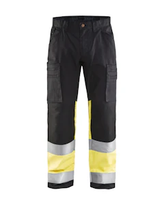blåkläder Housut blåkläder 1551 18119933 musta/keltainen c146