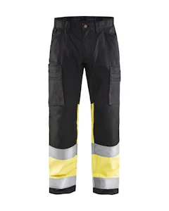 blåkläder Housut blåkläder 1551 18119933 musta/keltainen c150