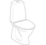 ido Wc-istuin ja kansi ido basic piilo ja pehmeä kansi