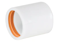 PP ÖVERGÅNG VIT 40X32 FP 73630, SLÄT/MUFF KORT