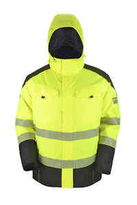 prof Talvitakki prof hi-vis keltainen koko m