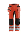 RIIPPUTASKUHOUSUT BLÅKLÄDER KOKO C52 PUNAINEN/MUSTA