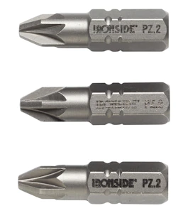 ironside Ruuvauskärki ironside pz2 1/4" 25mm 3kpl