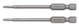 ironside Ruuvauskärki ironside torx10 1/4" 75mm 2kpl