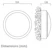 concord Katto/seinävalaisin 4054992 ip65 11w 4k led mu