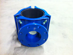kojapo Rep.muff 3-del m. fläns kojapo dn400 (410-460) x dn100 pn10
