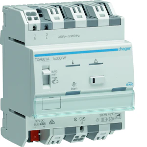 hager Dimaktor easy-knx 1x300w led