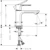 hansgrohe Pesuallashana hansgrohe 72540670 rebris s 80 musta