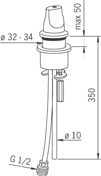 oras Pesukoneventtiili oras 182 1/2x10 tasoasennus