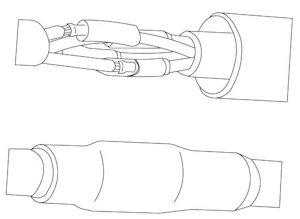 raychem Kutisteletku vahva wcsm-9/3-1000/s 1m