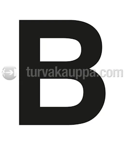 turvakauppa Irtokirjain b tarra 100mm