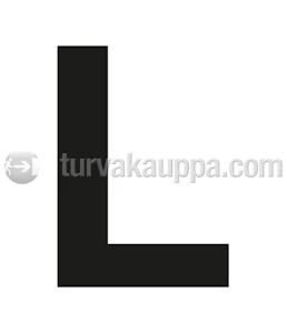 turvakauppa Irtokirjain l tarra 100mm