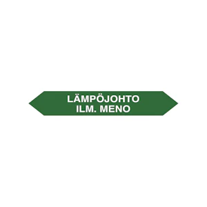 suomen turvakauppa Merkintätarra lämpöjohto ilm. meno 160x25 ta