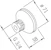 oras Hanaliitin oras 204740 3/4x12mm