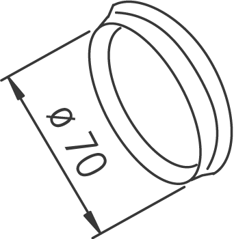 oras Tiivisterengaspari oras 203524/2 70mm peitelaippaan