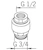oras Imusuoja oras 261032 1/2x3/4 s/u