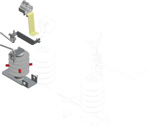 gevea Gnistgap+ventilavledare 12 kv 3st