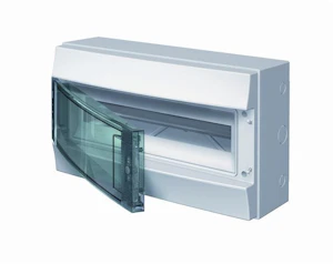 abb Moduulikotelo pinta mistral m65p-1-18-td-j, ip65