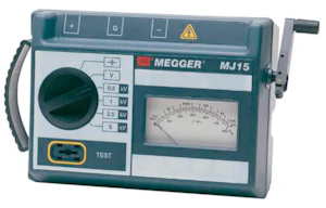 megger Eristysvastusmittari megger mj-15