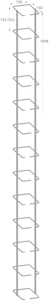 mp bolagen Trådledare 100x150mm 1,6m mp-872e