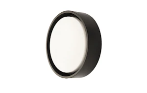 sg Armatur frame rund svart led 3k skymn relä