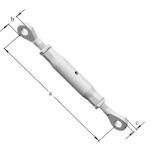 VANTSKRUV LÄNK-LÄNK 24/24 M27 35KA 280kN M04268.03