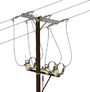 gevea Frånskiljare gdsg 6902 linje 24kv, lastbrytdon