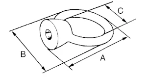 nordic fastening group Lyftöglemutter m16 fzv