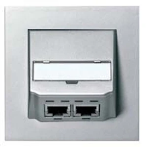 schneider electric Datapistorasia plus 2xrj45 elhome alu