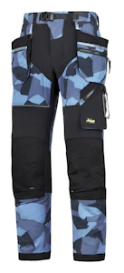 snickers workwear Työhousut snickers 6902-8604 sininen camo-musta koko 108