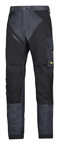 snickers workwear Työhousut snickers 6305-6504 denim-musta koko 160