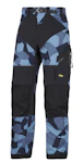 TYÖHOUSUT SNICKERS 6903-8604 SINI-MUSTA CAMO KOKO 44