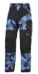 TYÖHOUSUT SNICKERS 6903-8604 SINI-MUSTA CAMO KOKO 62