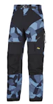 TYÖHOUSUT SNICKERS 6903-8604 SINI-MUSTA CAMO KOKO 88