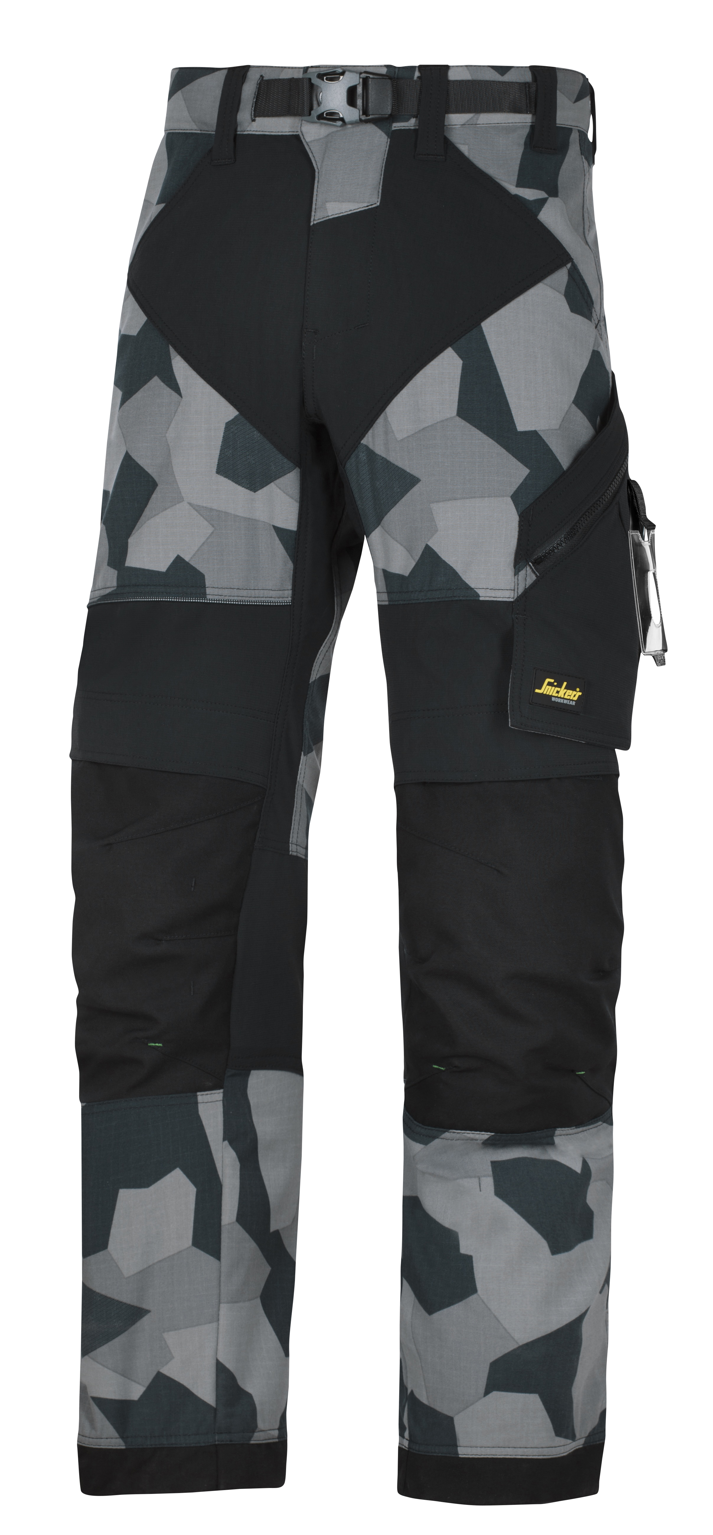 TYÖHOUSUT SNICKERS 6903-8704 HARMAA-MUSTA CAMO KOKO 208