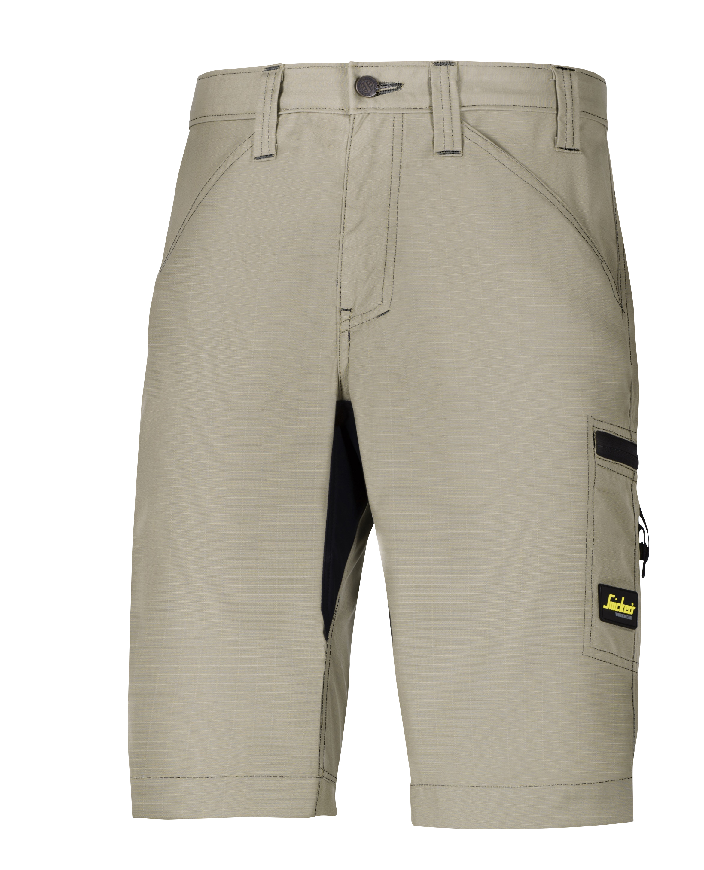 TYÖSHORTSIT SNICKERS 6102-2004 KHAKI-MUSTA KOKO 44