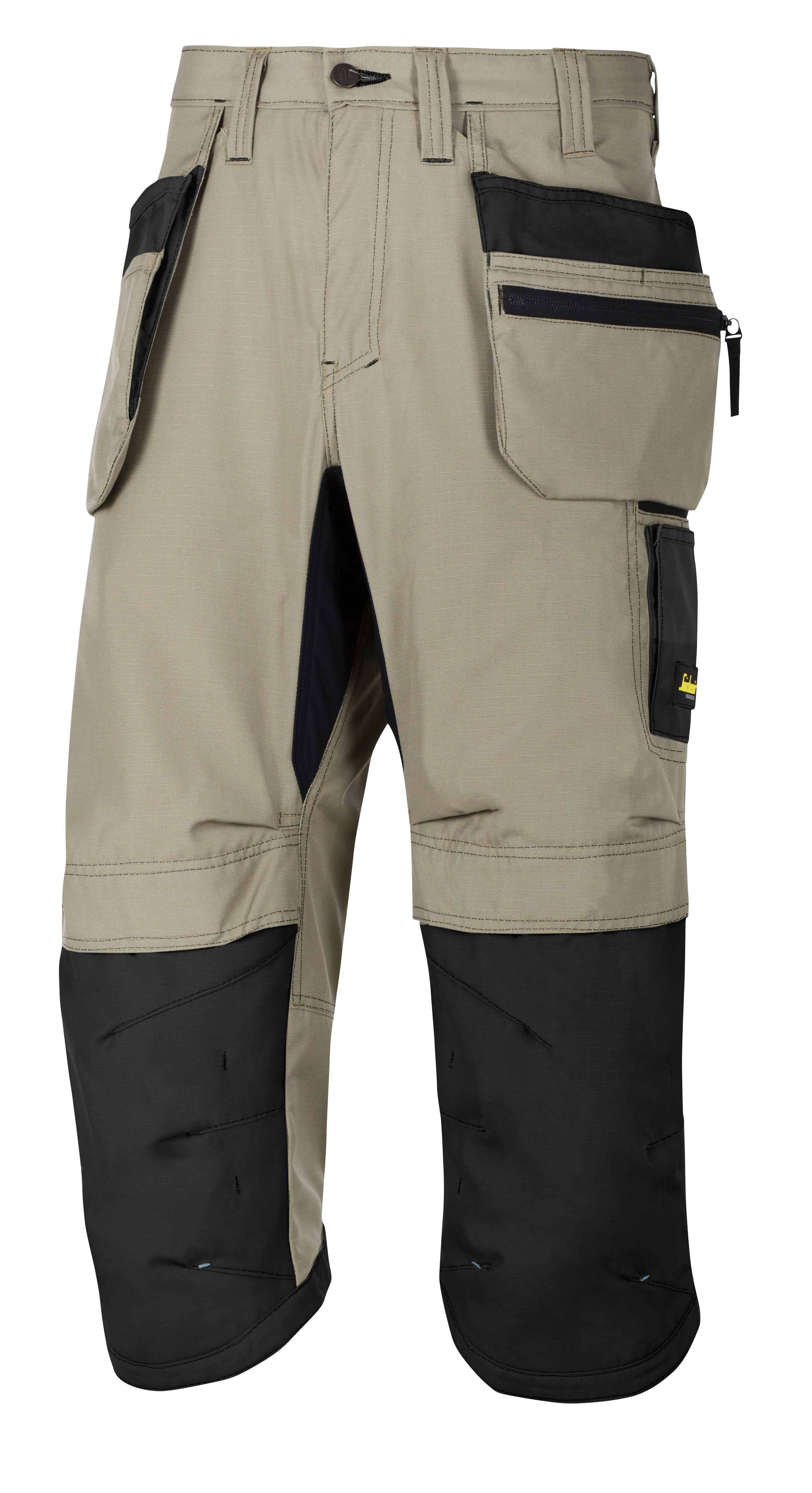 3/4-HOUSUT SNICKERS 6103-2004 KHAKI-MUSTA KOKO 104